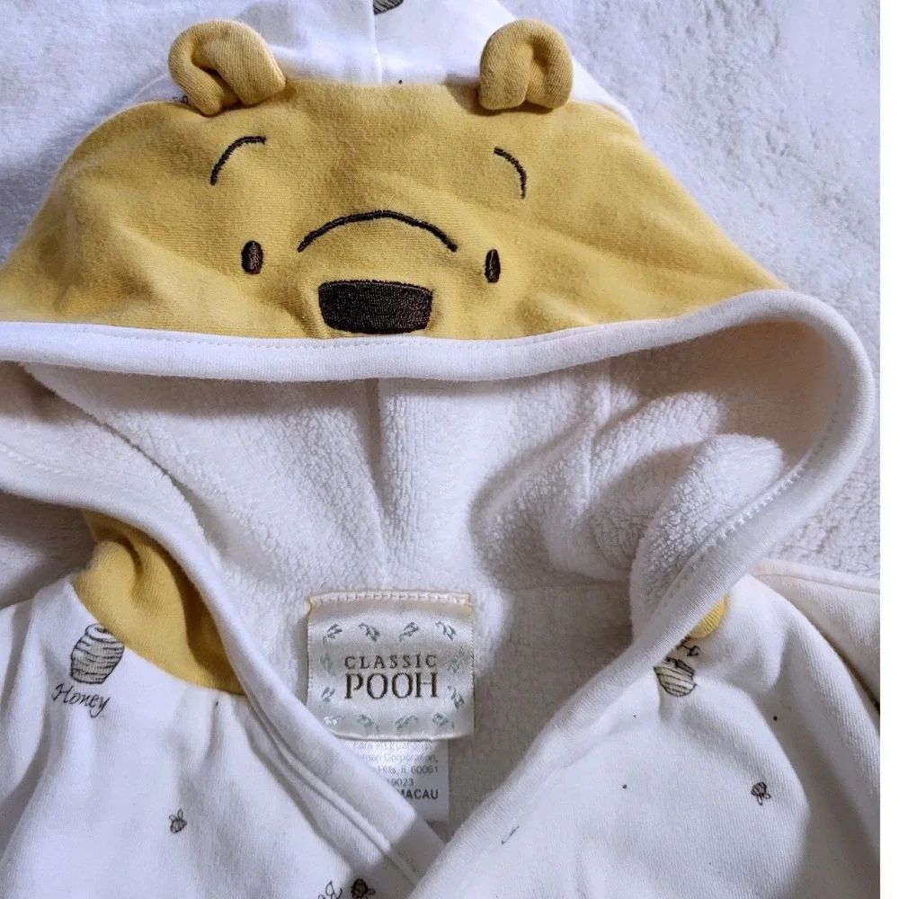 Winnie The Pooh Baby Bunting 0-6‎ Months Gender Neutral Boys Girls Infant Hooded